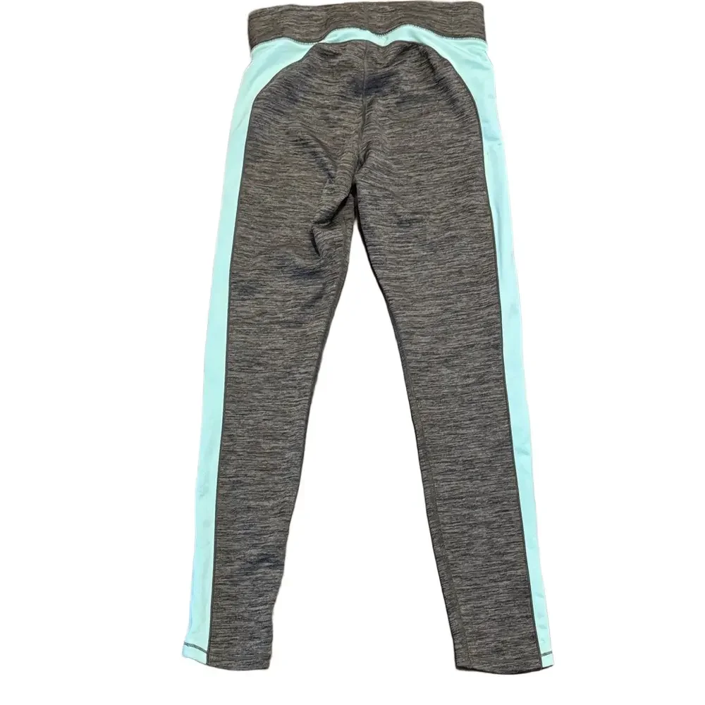 Under Armour Compression Charcoal and Light Blue Leggings Size M - Picture 3 of 3
